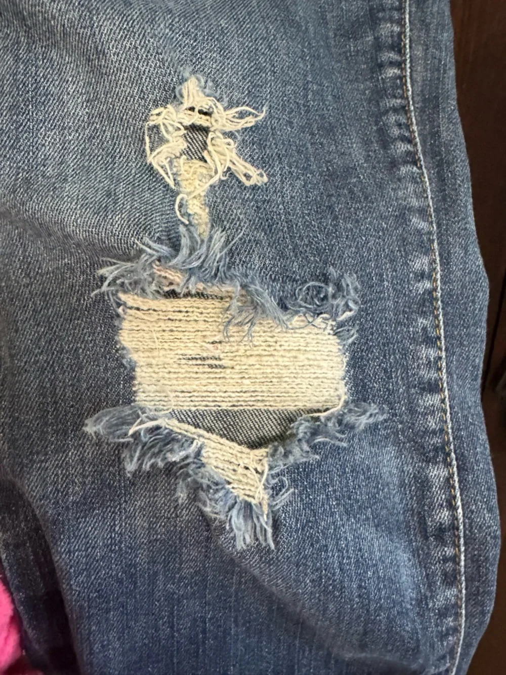 Joe’s Jeans Ex-Lover Women’s Distressed Boyfriend Jeans - Blue size 28 Cropped - Picture 7 of 11